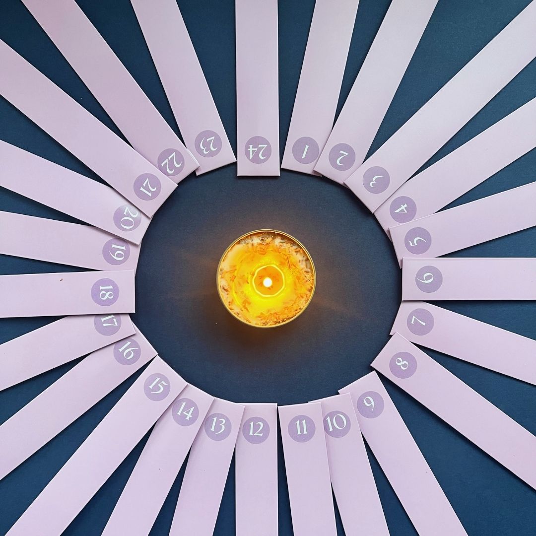 Limitierte Auflage | Räucherstäbchen Adventskalender | 24 Tage mit Intention und passendem Räucherwerk