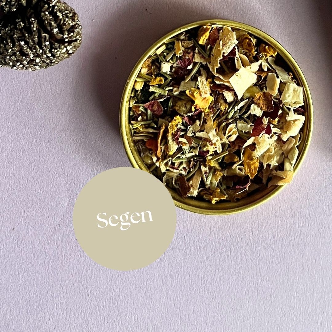 Rauhnächte Räuchermischung | Räuchern für Reinigung und Segen | Räucherwerk Lavendel Salbei Weihrauch Rosen Königskerze Beifuß