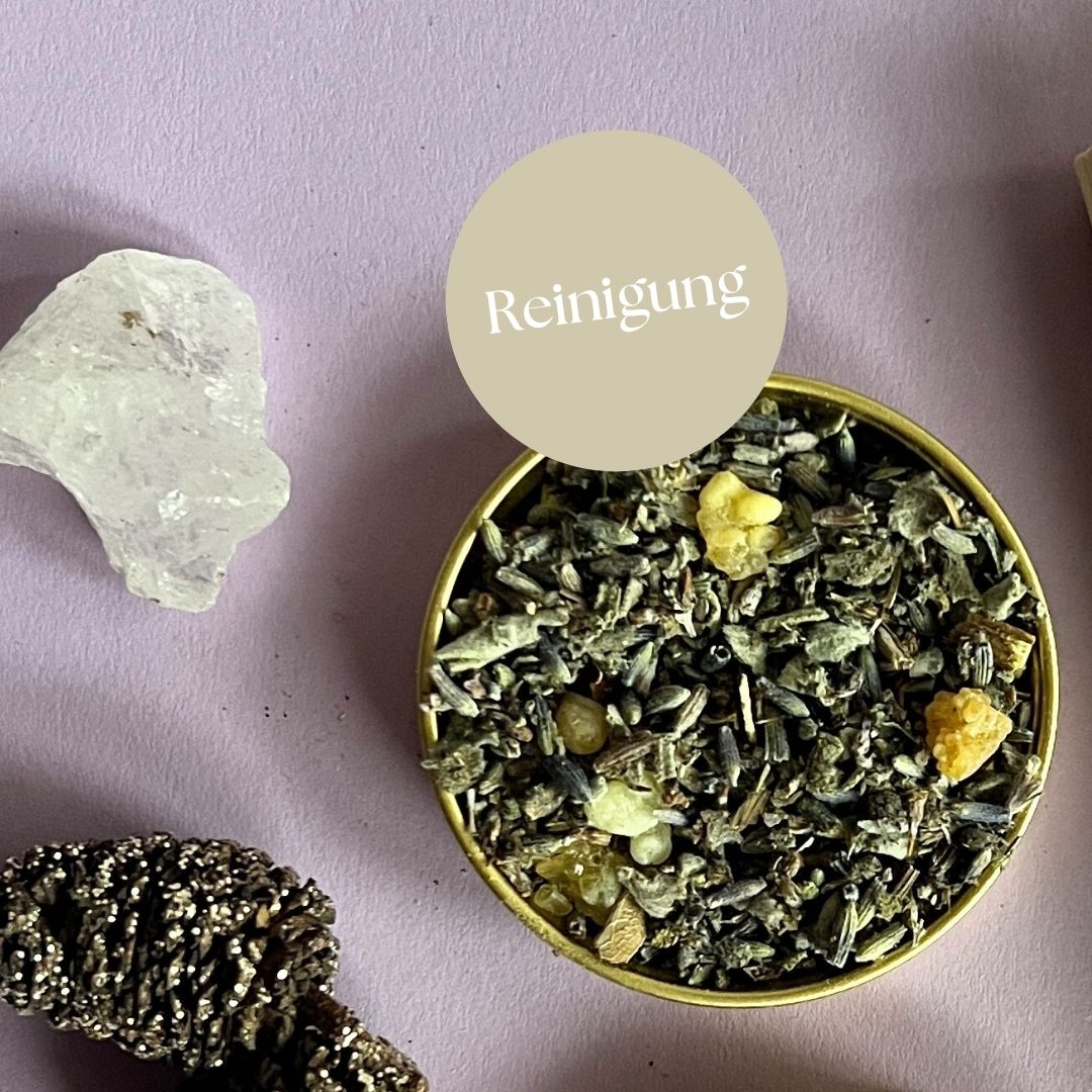 Rauhnächte Räuchermischung | Räuchern für Reinigung und Segen | Räucherwerk Lavendel Salbei Weihrauch Rosen Königskerze Beifuß